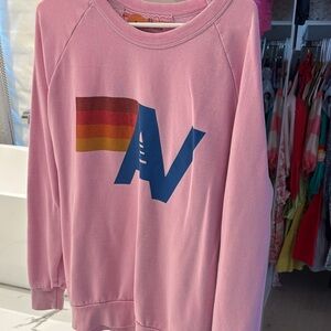 Aviator Nation pink XL Sweatshirt